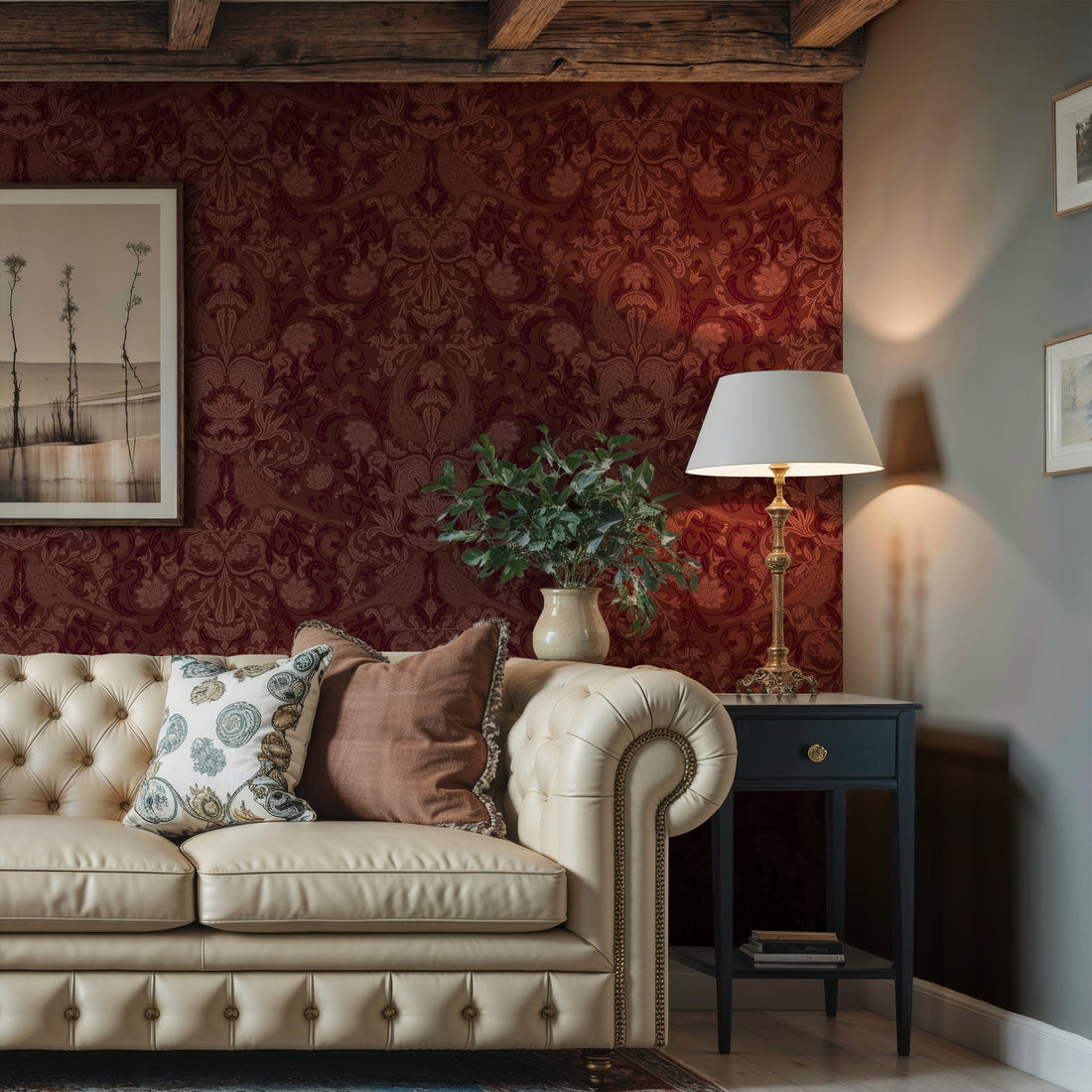 Dark Red Wallpaper: Deep, Dramatic Shades